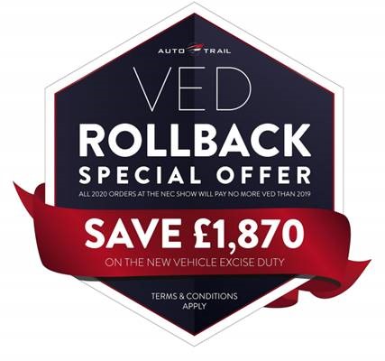 Don't miss out on Auto-Trail's VED rollback offer at this years NEC motorhome show