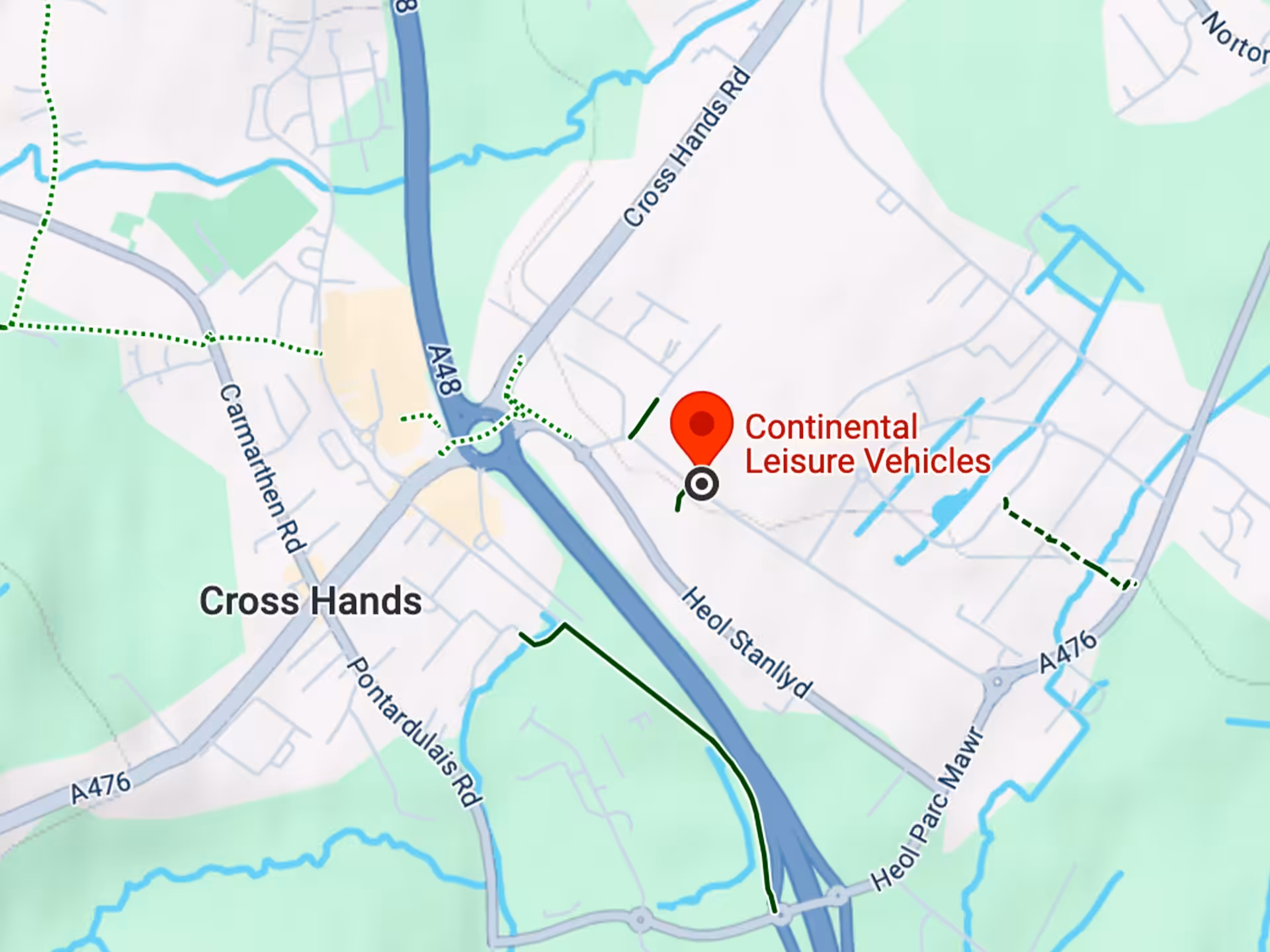 Continental Leisure Location Map