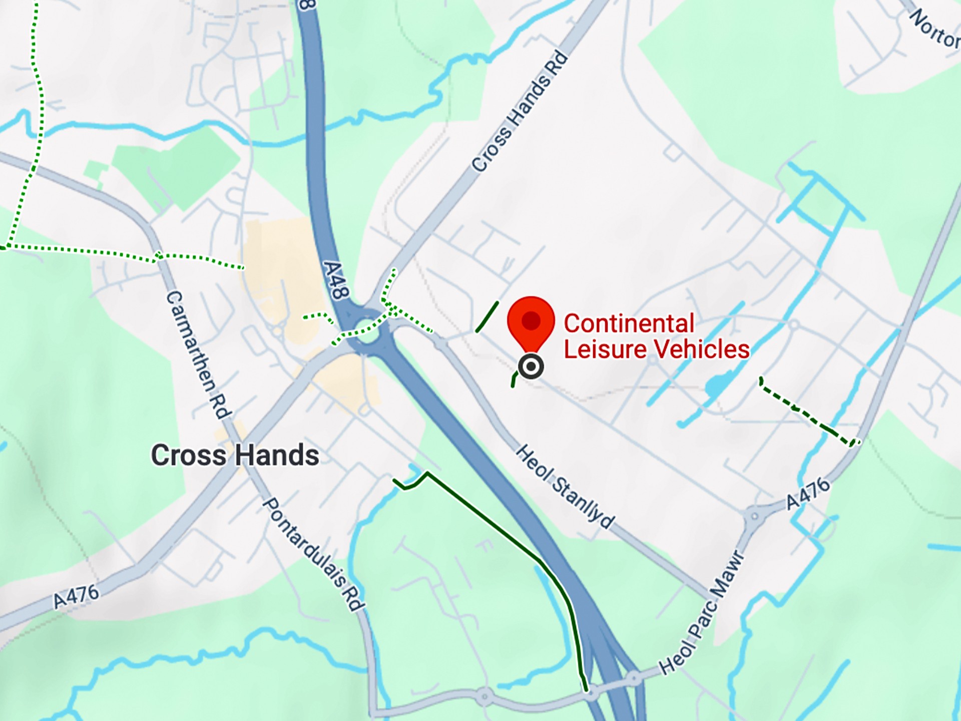 Continental Leisure Location Map