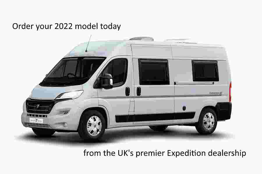 expedition van expedition grey advert banner