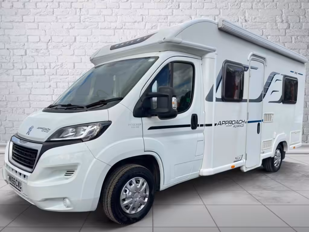 Bailey Advance 640 with awning nearside front