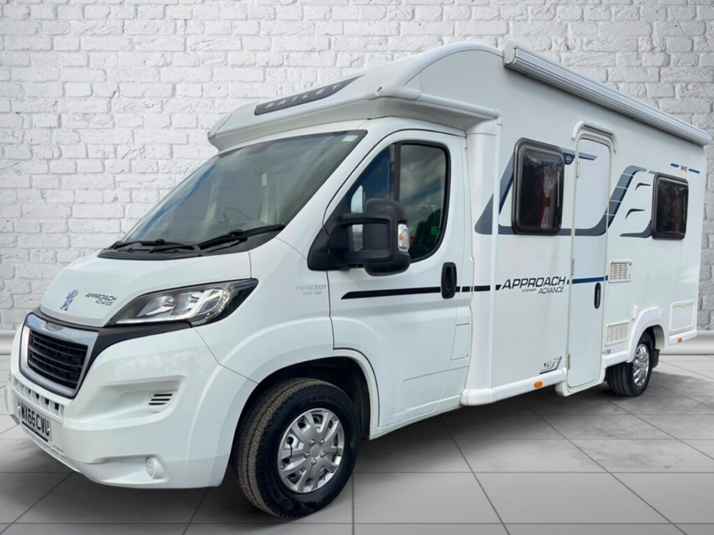 Bailey Advance 640 with awning nearside front