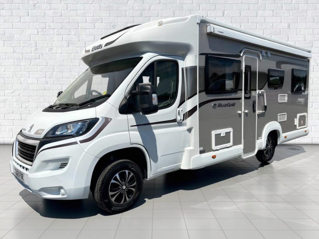Elddis Riva Gold 196 with awning and alloy wheels